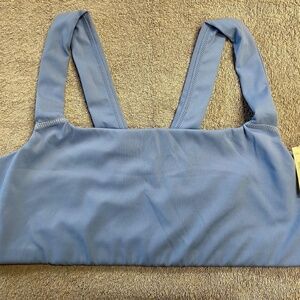 NWT OFFLINE by Aerie Goals Bandeau Sports Bra - Monaco Blue - L